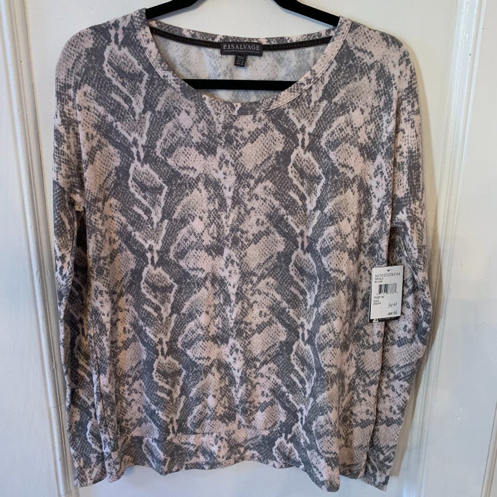 Womens Long Sleeve Snake Top
